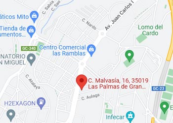 Mapa citodermvet - 7 Palmas, Las Palmas